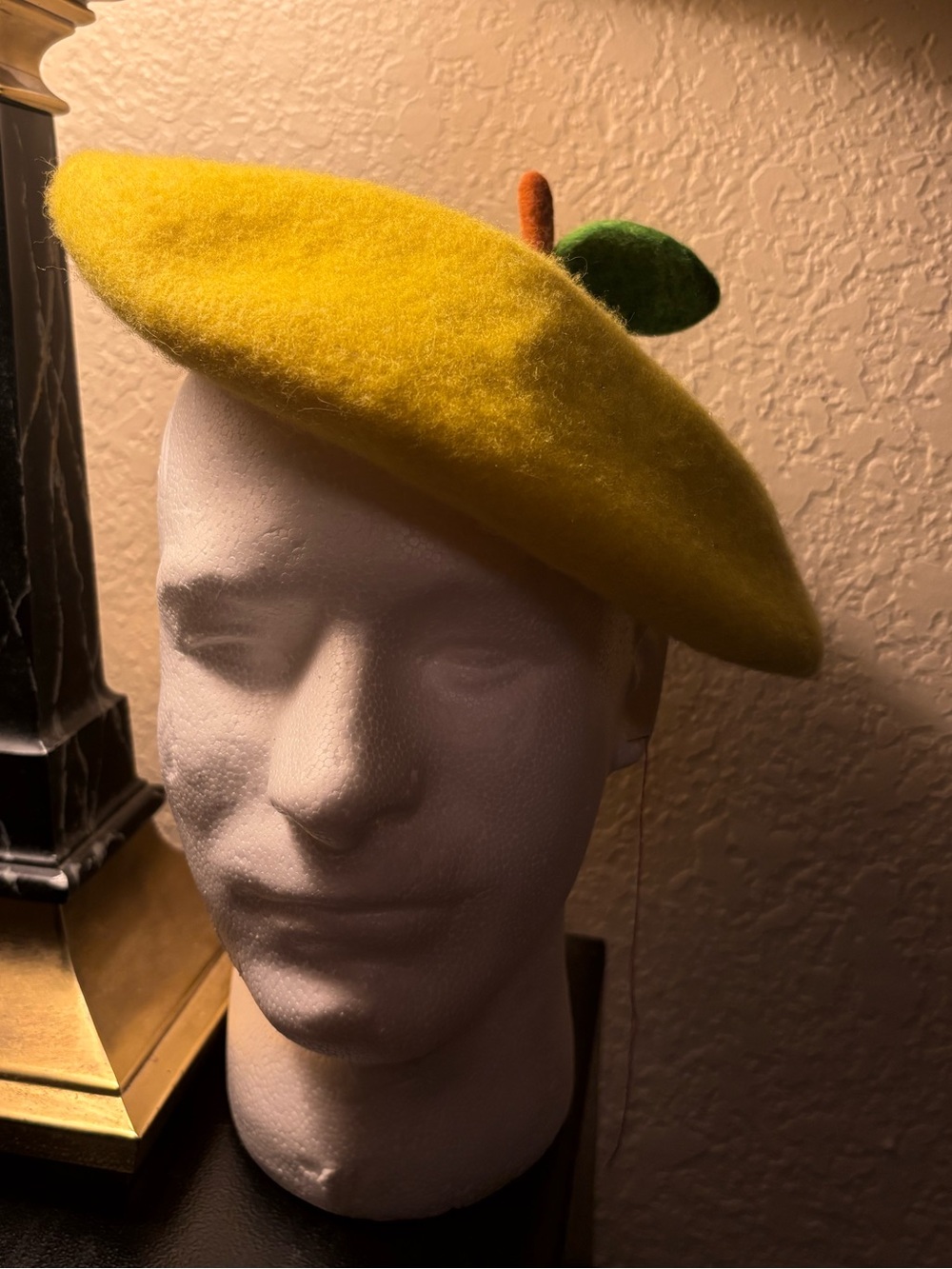 Yellow Lemon Beret